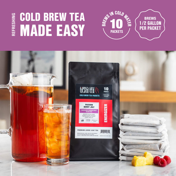 Passion Berry Jolt Cold Brew 2qt Pitcher Packs (10pack)